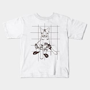 Koji the Singaporean Street Cat Kids T-Shirt